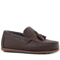 Rakerplus Kahve Rahat Erkek Çocuk Makosen Ayakkabı