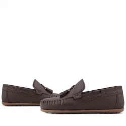 Rakerplus Kahve Rahat Erkek Çocuk Makosen Ayakkabı