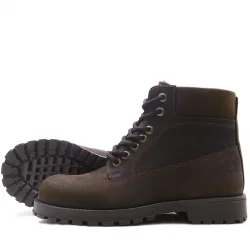 Rakerplus Kahverengi Fermuarlı Hakiki Deri Çocuk Bot