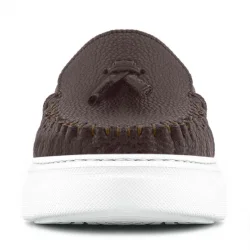 Rakerplus Kahverengi Hafif Tabanlı Erkek Çocuk Makosen Ayakkabı