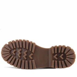 Rakerplus Krem Cırtlı Kalın Tabanlı Kız Çocuk Peluş Babet Ayakkabısı