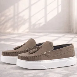 Rakerplus Kum Rengi Erkek Çocuk Makosen Ayakkabı