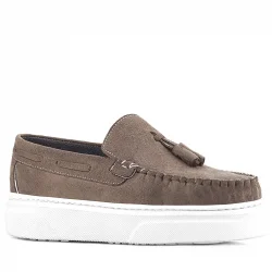 Rakerplus Kum Rengi Erkek Çocuk Makosen Ayakkabı