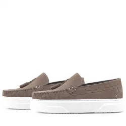 Rakerplus Kum Rengi Erkek Çocuk Makosen Ayakkabı