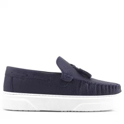 Rakerplus Lacivert Hafif Tabanlı Erkek Çocuk Makosen Ayakkabı