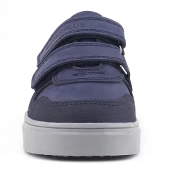Rakerplus Lacivert Nubuk Cırtlı Hakiki Deri Erkek Çocuk Okul Ayakkabı