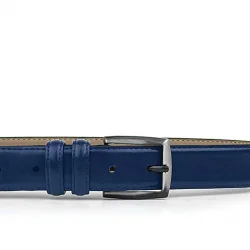 Rakerplus Lacivert Rugan 3,5 Cm Erkek Çocuk Kemeri (85- 110 Cm)