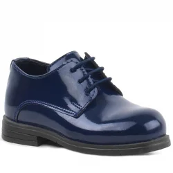 Rakerplus Lacivert Rugan Bağcıklı Oxford Çocuk Okul Ayakkabısı