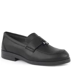 Rakerplus Loafer Siyah Mat Erkek Klasik Çocuk Ayakkabı