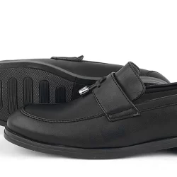 Rakerplus Loafer Siyah Mat Erkek Klasik Çocuk Ayakkabı