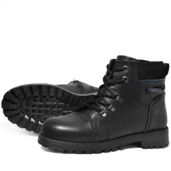 Rakerplus Minotor Hakiki Deri Kürklü Fermuarlı Çocuk Bot