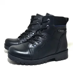 Rakerplus Minotor Hakiki Deri Kürklü Fermuarlı Çocuk Bot