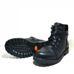 Rakerplus Minotor Hakiki Deri Kürklü Fermuarlı Çocuk Bot