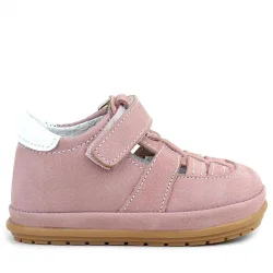 Rakerplus Muppet Hakiki Deri Pudra Cırtlı Anatomik Bebek Sandalet Ayakkabı