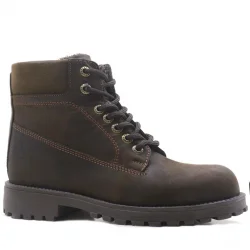 Rakerplus Neson Hakiki Deri Kahve Kürklü Bot Postal