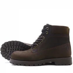 Rakerplus Neson Hakiki Deri Kahve Kürklü Bot Postal