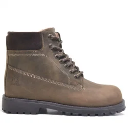 Rakerplus Neson Hakiki Deri Kum Rengi Kışlık Çocuk Bot Postal Ayakkabı