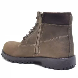 Rakerplus Neson Hakiki Deri Kum Rengi Kışlık Çocuk Bot Postal Ayakkabı