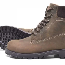 Rakerplus Neson Hakiki Deri Kum Rengi Kışlık Çocuk Bot Postal Ayakkabı