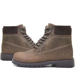 Rakerplus Neson Hakiki Deri Kum Rengi Kışlık Çocuk Bot Postal Ayakkabı