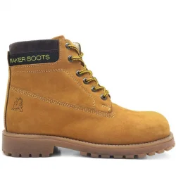 Rakerplus Neson Hakiki Deri Rahat Sarı Fermuarlı Unisex Çocuk Bot