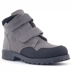 Rakerplus Pixel Hakiki Deri Gri Cırtlı Erkek Çocuk Bot