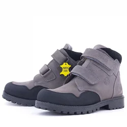 Rakerplus Pixel Hakiki Deri Gri Cırtlı Erkek Çocuk Bot