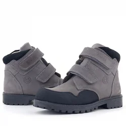 Rakerplus Pixel Hakiki Deri Gri Cırtlı Erkek Çocuk Bot