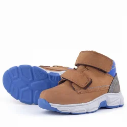 Rakerplus Pixel Hakiki Deri Taba Cırtlı Bebek Spor Bot Ayakkabı