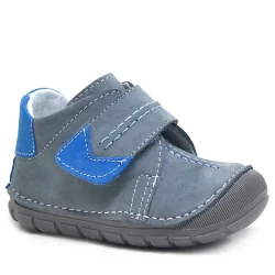 Rakerplus Popeye Hakiki Deri Gri Mavi İlk Adım Unisex Bebek Ayakkabısı