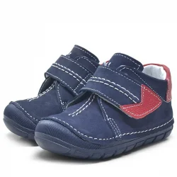 Rakerplus Popeye Hakiki Deri Lacivert İlk Adım Unisex Bebek Ayakkabısı