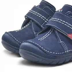 Rakerplus Popeye Hakiki Deri Lacivert İlk Adım Unisex Bebek Ayakkabısı