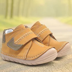 Rakerplus Popeye Hakiki Deri Taba İlk Adım Unisex Bebek Ayakkabısı