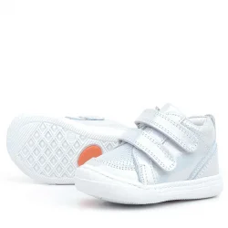 Rakerplus Raya Hakiki Deri Gümüş Simli Cırtlı Kız Bebek Bot