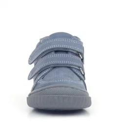 Rakerplus Raya Hakiki Deri Koyu Gri Cırtlı Erkek Bebek Bot