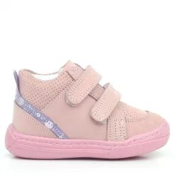 Rakerplus Raya Hakiki Deri Pembe Cırtlı Kız Bebek Bot