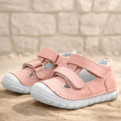 Rakerplus Ruby Hakiki Deri Pembe Yazlık İlk Adım Ayakkabısı