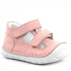 Rakerplus Ruby Hakiki Deri Pembe Yazlık İlk Adım Ayakkabısı