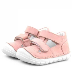 Rakerplus Ruby Hakiki Deri Pembe Yazlık İlk Adım Ayakkabısı