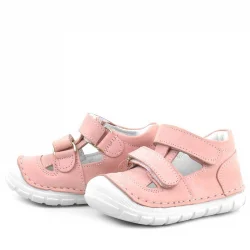 Rakerplus Ruby Hakiki Deri Pembe Yazlık İlk Adım Ayakkabısı