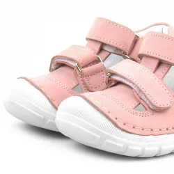 Rakerplus Ruby Hakiki Deri Pembe Yazlık İlk Adım Ayakkabısı