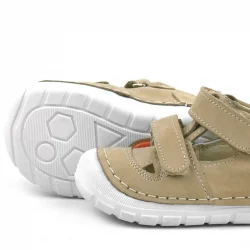 Rakerplus Ruby Hakiki Deri Vizon Yazlık İlk Adım Ayakkabısı