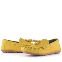 Rakerplus Sarı Cilt Erkek Çocuk Makosen Ayakkabı