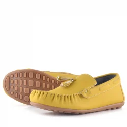 Rakerplus Sarı Cilt Erkek Çocuk Makosen Ayakkabı