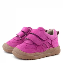 Rakerplus Schaggy Hakiki Deri Fuşya Bebek Spor Ayakkabı