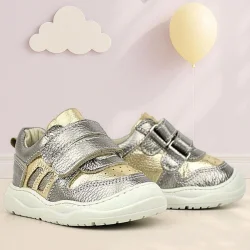 Rakerplus Schaggy Hakiki Deri Gold Bebek Spor Ayakkabı