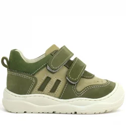 Rakerplus Schaggy Hakiki Deri Haki Yeşili Bebek Spor Ayakkabı