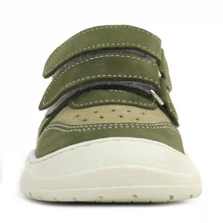 Rakerplus Schaggy Hakiki Deri Haki Yeşili Bebek Spor Ayakkabı