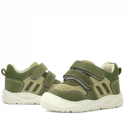 Rakerplus Schaggy Hakiki Deri Haki Yeşili Bebek Spor Ayakkabı