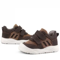 Rakerplus Schaggy Hakiki Deri Kahve Bebek Spor Ayakkabı